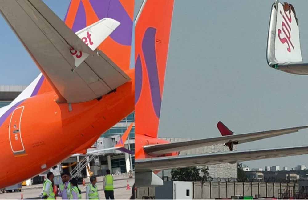 દિલ્હી એરપોર્ટ પર બે વિમાનોના પાંખડા ટકરાતા મચી અફરાતફરી, મુસાફરોનો આબાદ બચાવ